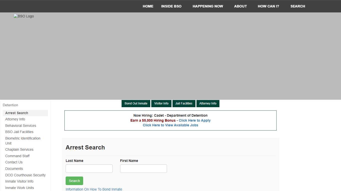 Arrest Search | Broward County